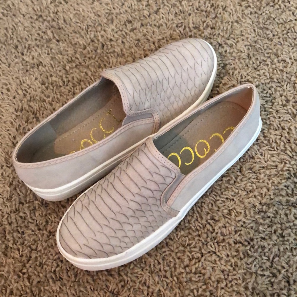 CCOCCI nude slip on sneaker